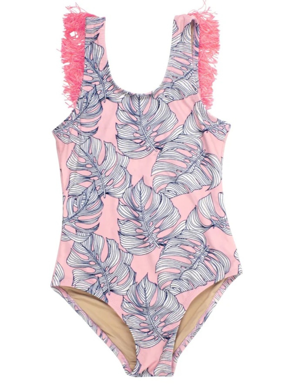 Shade Critters One Piece Pink Monstera